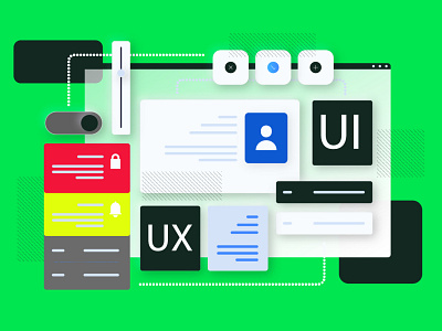 new ux/ui design art branding illustration