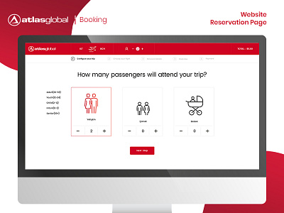 Atlasglobal Booking Shot airlines art booking booking page concepts design interaction layout design ui ui ux user interface design ux web design website