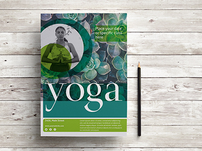 template to relax green health indesign psd template yoga