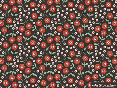 Floral Flowin' art design drawing floral flowers graphic design illustration illustration digital nature pattern print procreate app repeat pattern wallpaper wallpaper design