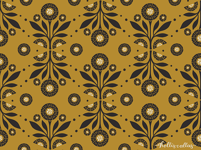 Balanced beauties design drawing floral flowers graphic design illustration illustration digital nature pattern procreate app repeat pattern wallpaper wallpaper design