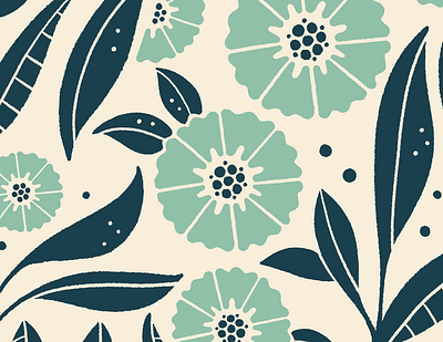 Floral Study design flowers graphic design illustration illustration digital nature pattern procreate app surface pattern