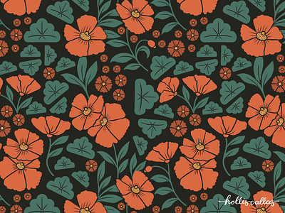 Pattern Play #1002 design flowers graphic design illustration illustration digital nature procreate app