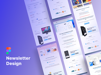 Newsletter Design graphic design illustration landing page newsletter design ui ui design ux ux design web design