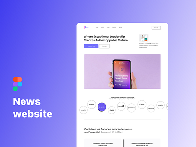 News Website Design graphic design landing page newsletter design ui ui design ux ux design web design website design