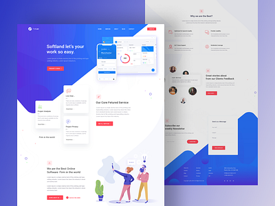 PatLan Landing Page Design