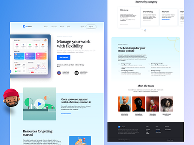 Pixel Property Landing Page Design