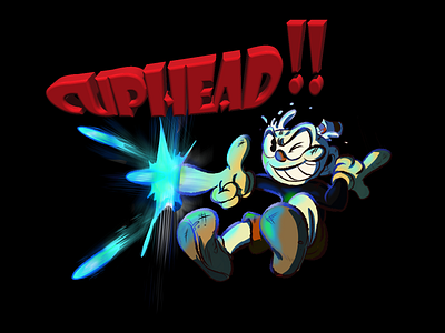 Cuphead animation graphic design illustration