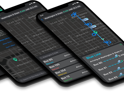 Bus App Mockup branding design figma logo mockup prototype ui