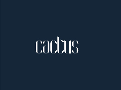 Cactus Logo custom logo design flat logo graphic design letterlogo logo logo design minimalist logo modern logo wordmark logo