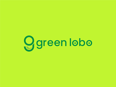 Green Lobo Logo custom logo design flat logo graphic design logo logo design minimalist logo modern logo