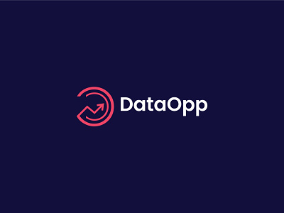 DataOpp Logo branding custom logo design flat logo graphic design logo logo design minimalist logo modern logo