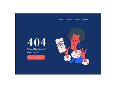 404 Error page