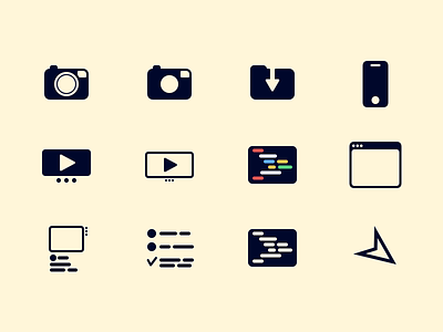 Some Icons art graphic design icons illustration vector