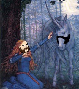 Chandler Mutton-chop love unicorn chandler mutton-chops