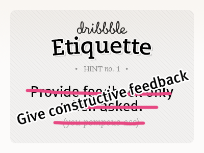 Etiquette