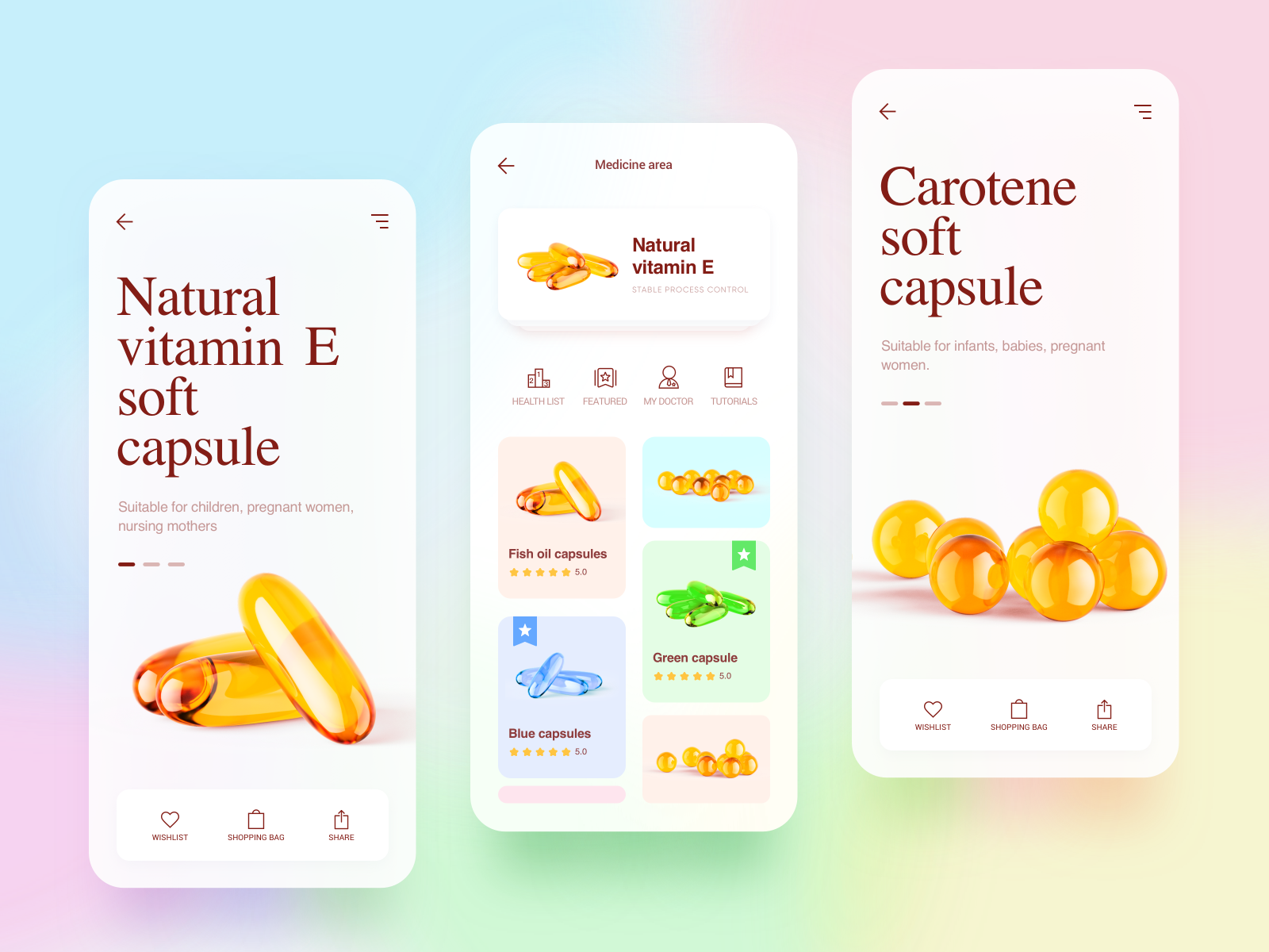 Natural Vitamin E Soft Capsule By Spark Studio On Dribbble