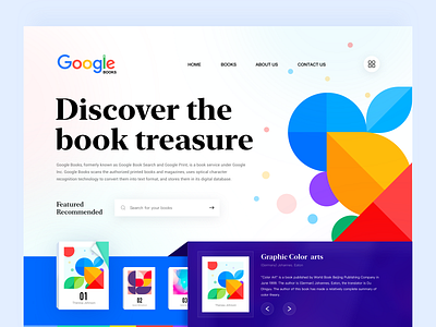 Google books online e-reading official website design