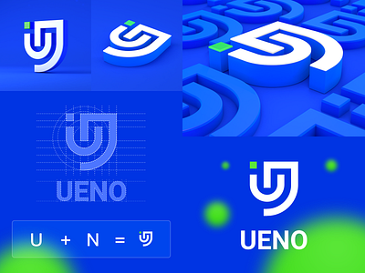 ueno brand logo design