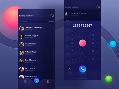 Telephone project 01 call cool natural phone ui uidesign 设计