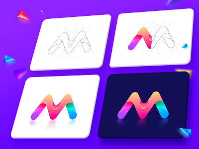 Magi+ Logo design branding logo logo design branding m letter logo m logo visual design 设计