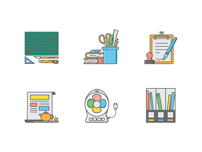 Office Icons office stationery
