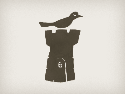Rook Logo bird castle logo rook