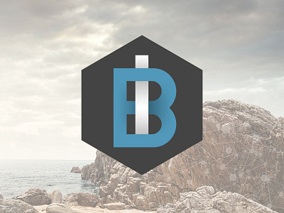 Bi Logo Idea branding corporate identity hexagon logo