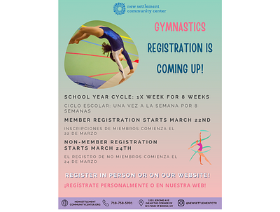 Gymnastics Design design graphic gymnastics poster