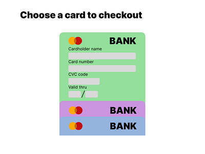 Credit Card Checkout form