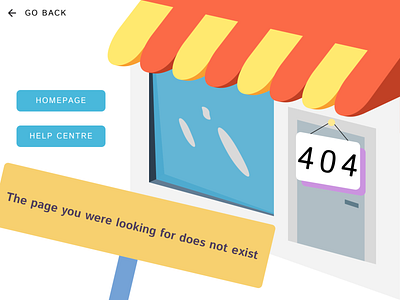 404 Page branding dailyui design graphic design illustration typography ui ux vector