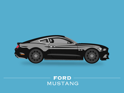 Mustang Absolute Black illustration