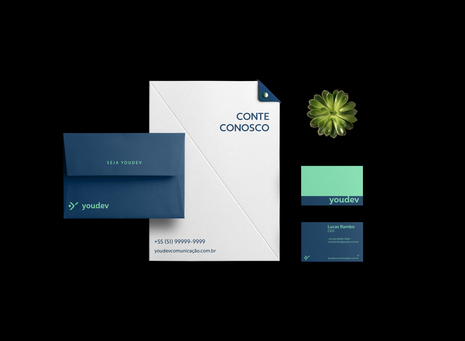 Youdev visual identity by Henrique Wachholz Louis on Dribbble