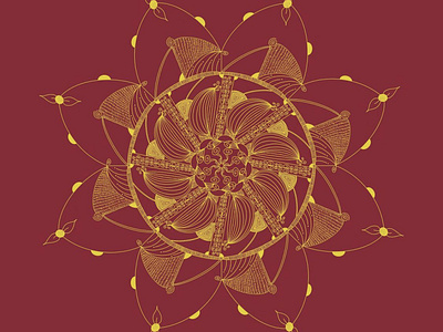 Sun design graphic design illustration logo mandala