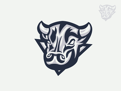 Dark Bull Logo animal logo bull mascot character mascot logo oriental bull premade logos premium download