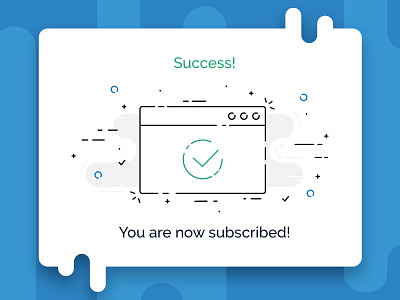 Subscription Confirmation Proposal clean confirmation screen daily ui flat interface prototype subscription ui ui exploration ux web graphics