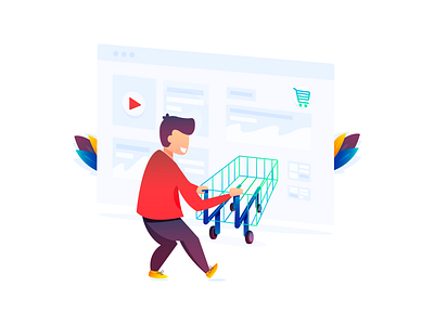 Prestashop Plugin Page Illustration by Toms Stals 🖍️ on Dribbble