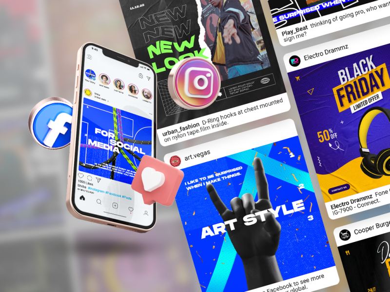 Social Media Posts Design by Shiba on Dribbble