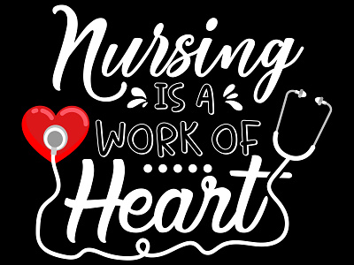 Nursing Typography Design