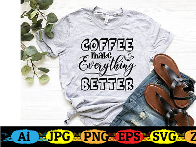 Coffee T-shirt Design, coffee coffeeholic design graphic design illustration logo typography vector