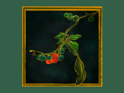 Bear Fruit digital art drawing hope illustration tree