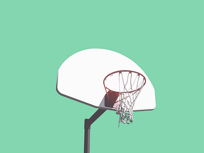 Basket basketball illustration