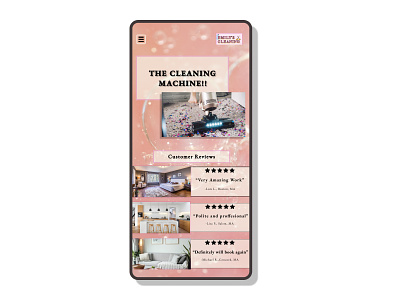Cleaning website mobile