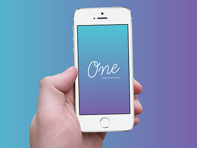 One - Branding app brand branding iphone logo one