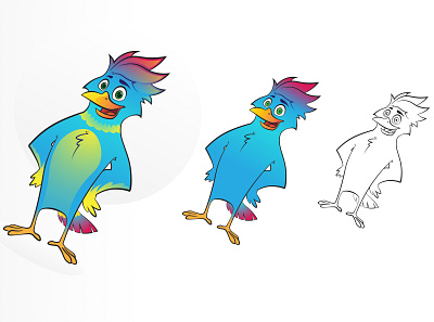 Keyhanak character illustration mascot vector