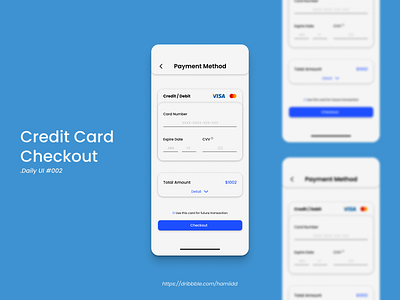 Credit Card Checkout dailyui graphic design ui uidesign