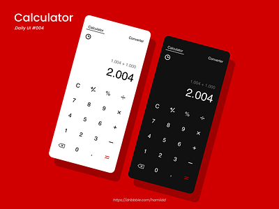 UI Calculator for a phone