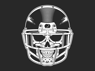 NFHELL football nfl skull