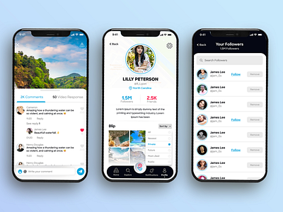 Social Attachment App clips maker community app create clips app mobile application app design social media app social media ui kit social media uiux kit social network integration 💃 socila networking app