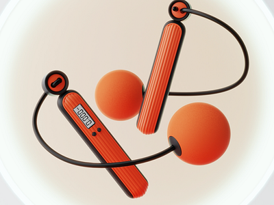 3D jump rope modeling